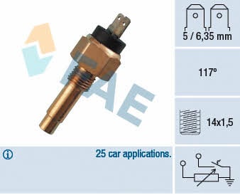 34160 FAE Датчик температуры охлаждающей жидкости