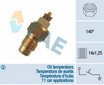 FAE 35190 Датчик температури масла в двигуні 35190: Купити в Україні - Добра ціна на EXIST.UA!