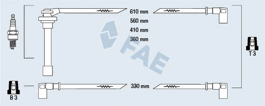 FAE 85840 Дроти високовольтні, комплект 85840: Купити в Україні - Добра ціна на EXIST.UA!