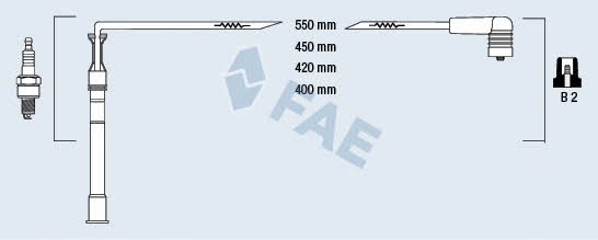 FAE 85991 Дроти високовольтні, комплект 85991: Купити в Україні - Добра ціна на EXIST.UA!