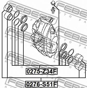 Купить Febest 0276S51F – отличная цена на EXIST.UA!