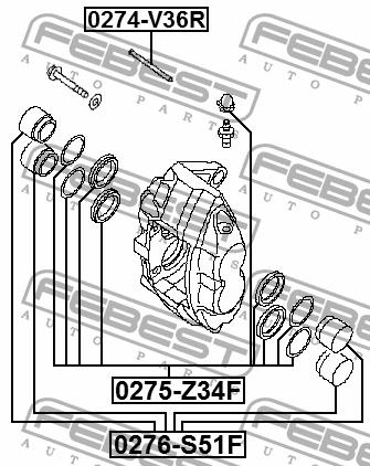 Купить Febest 0276-S51F по низкой цене в Украине!