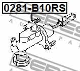 Цилиндр сцепления главный Febest 0281-B10RS