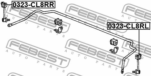 Купить Febest 0323-CL8RR по низкой цене в Украине!