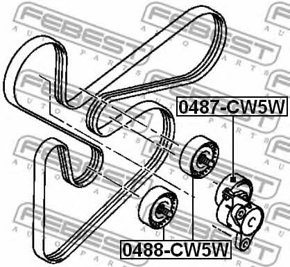 Купить Febest 0488CW5W – отличная цена на EXIST.UA!