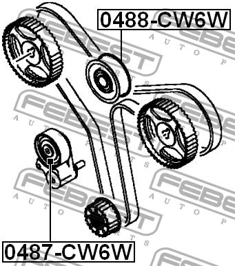 Купить Febest 0488CW6W – отличная цена на EXIST.UA!