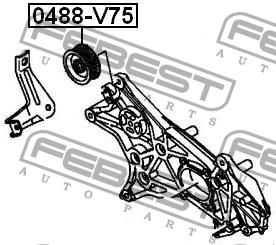 Купить Febest 0488-V75 по низкой цене в Украине!