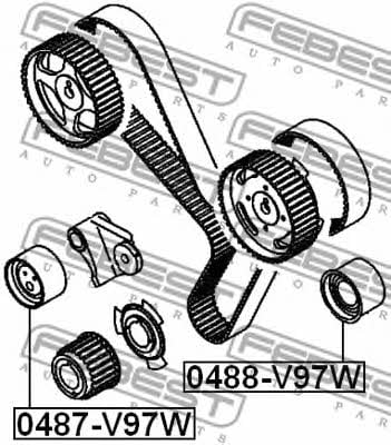 Купить Febest 0488V97W – отличная цена на EXIST.UA!