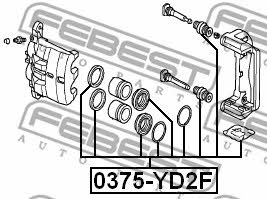 Купить Febest 0375-YD2F по низкой цене в Украине!