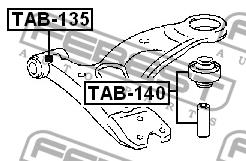 Купить Febest TAB-140 по низкой цене в Украине!