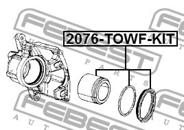 Купить Febest 2076-TOWF-KIT по низкой цене в Украине!