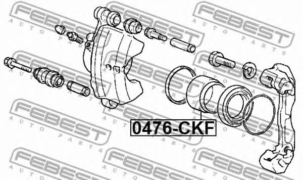 Купить Febest 0476CKF – отличная цена на EXIST.UA!
