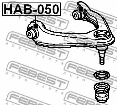 Купить Febest HAB050 – отличная цена на EXIST.UA!