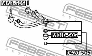 Купить Febest MAB505 – отличная цена на EXIST.UA!