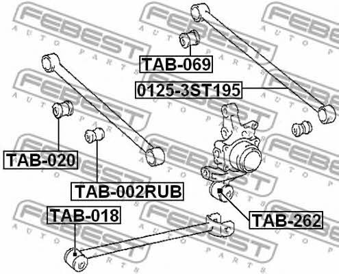 Купить Febest TAB002RUB – отличная цена на EXIST.UA!