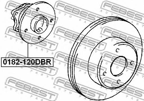 Купить Febest 0182-120DBR по низкой цене в Украине!