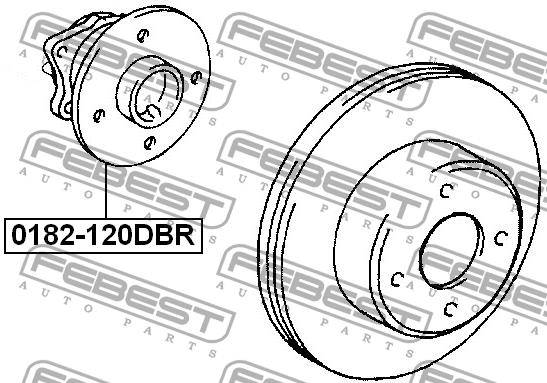 Купить Febest 0182120DBR – отличная цена на EXIST.UA!