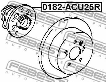 Купить Febest 0182ACU25R – отличная цена на EXIST.UA!