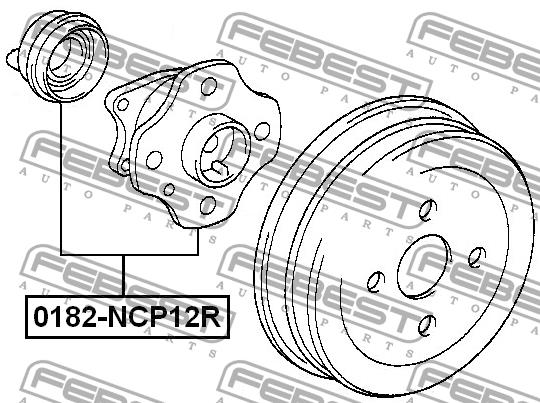 Купить Febest 0182-NCP12R по низкой цене в Украине!