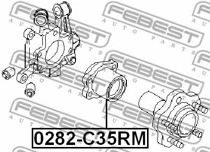 Купити Febest 0282C35RM – суперціна на EXIST.UA!