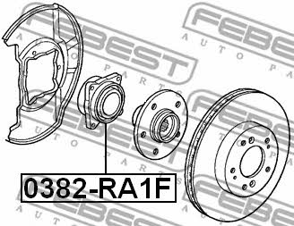 Купить Febest 0382-RA1F по низкой цене в Украине!