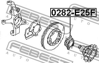 Купити Febest 0282-E25F за низькою ціною в Україні!