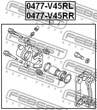 Купить Febest 0477V45RL – отличная цена на EXIST.UA!