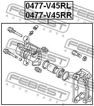 Купить Febest 0477-V45RL по низкой цене в Украине!
