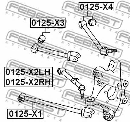 Купити Febest 0125-X1 за низькою ціною в Україні!