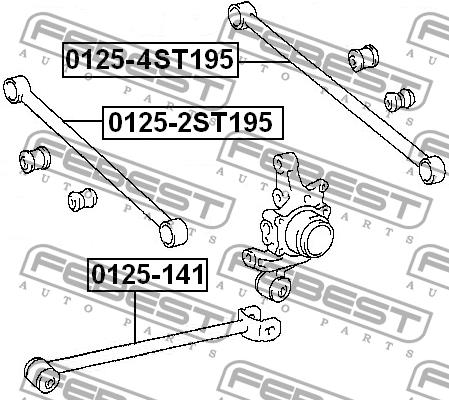 Купити Febest 0125-4ST195 за низькою ціною в Україні!
