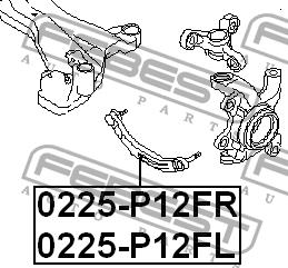 Купить Febest 0225P12FL – отличная цена на EXIST.UA!