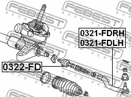 Купить Febest 0322-FD по низкой цене в Украине!