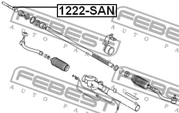 Купити Febest 1222SAN – суперціна на EXIST.UA!