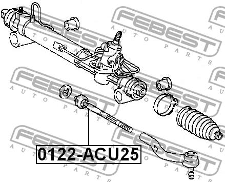 Тяга рулевая Febest 0122-ACU25