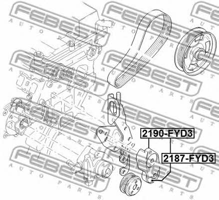 Купить Febest 2190FYD3 – отличная цена на EXIST.UA!