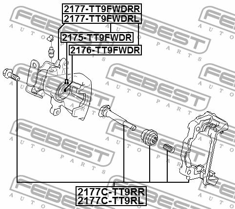 Купить Febest 2176-TT9FWDR по низкой цене в Украине!