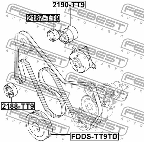 Купить Febest 2188-TT9 по низкой цене в Украине!