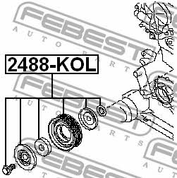 Купить Febest 2488-KOL по низкой цене в Украине!