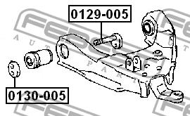 Febest Болт ексцентриковий – ціна 684 UAH