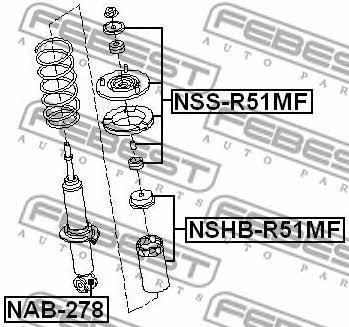 Купить Febest NSHBR51MF – отличная цена на EXIST.UA!