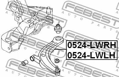 Купить Febest 0524LWRH – отличная цена на EXIST.UA!