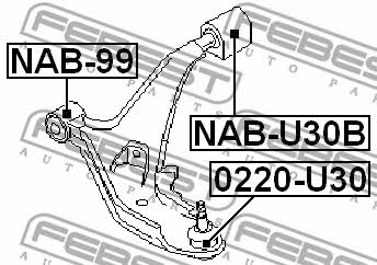 Шаровая опора Febest 0220-U30