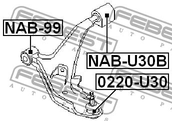 Febest Шаровая опора – цена 222 UAH