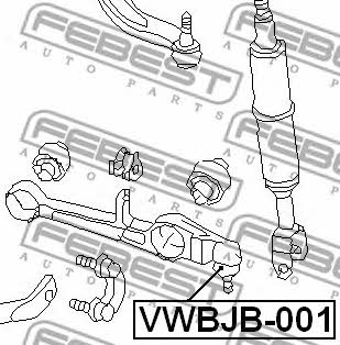 Febest Пыльник опоры шаровой – цена 147 UAH