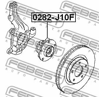 Купить Febest 0282J10F – отличная цена на EXIST.UA!