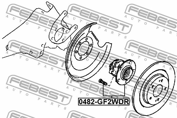 Купить Febest 0482GF2WDR – отличная цена на EXIST.UA!