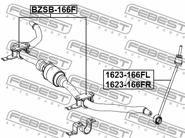 Купить Febest 1623-166FL по низкой цене в Украине!