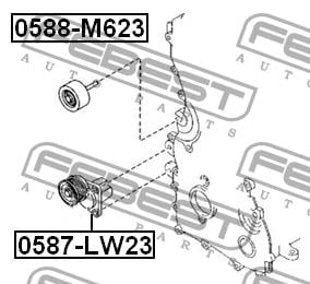 Купить Febest 0588-M623 по низкой цене в Украине!