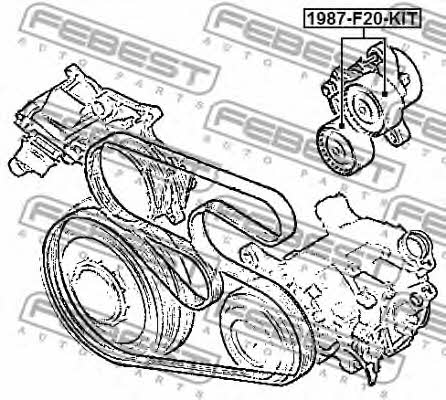 Купить Febest 1987-F20-KIT по низкой цене в Украине!
