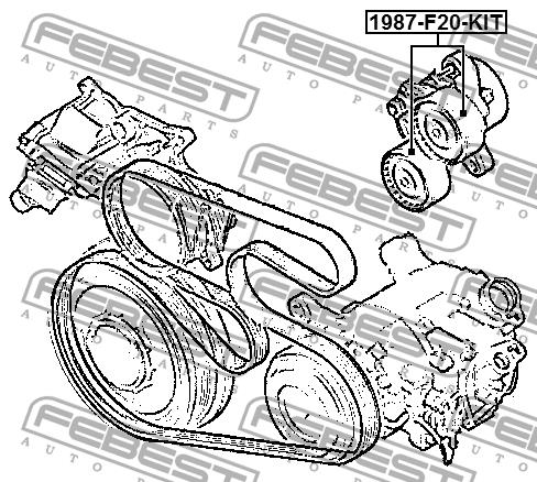 Купить Febest 1987F20KIT – отличная цена на EXIST.UA!